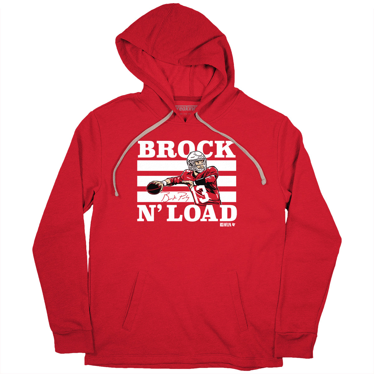 Brock Purdy: Brock N' Load Shirt, San Francisco - NFLPA - BreakingT