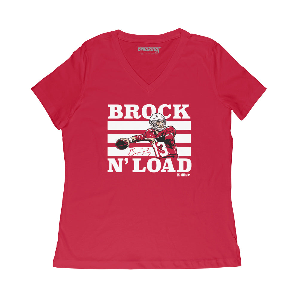 brock purdy' Women's Knotted T-Shirt