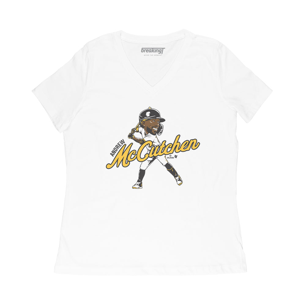 Andrew McCutchen - Caricature - Pittsburgh Baseball T-Shirt