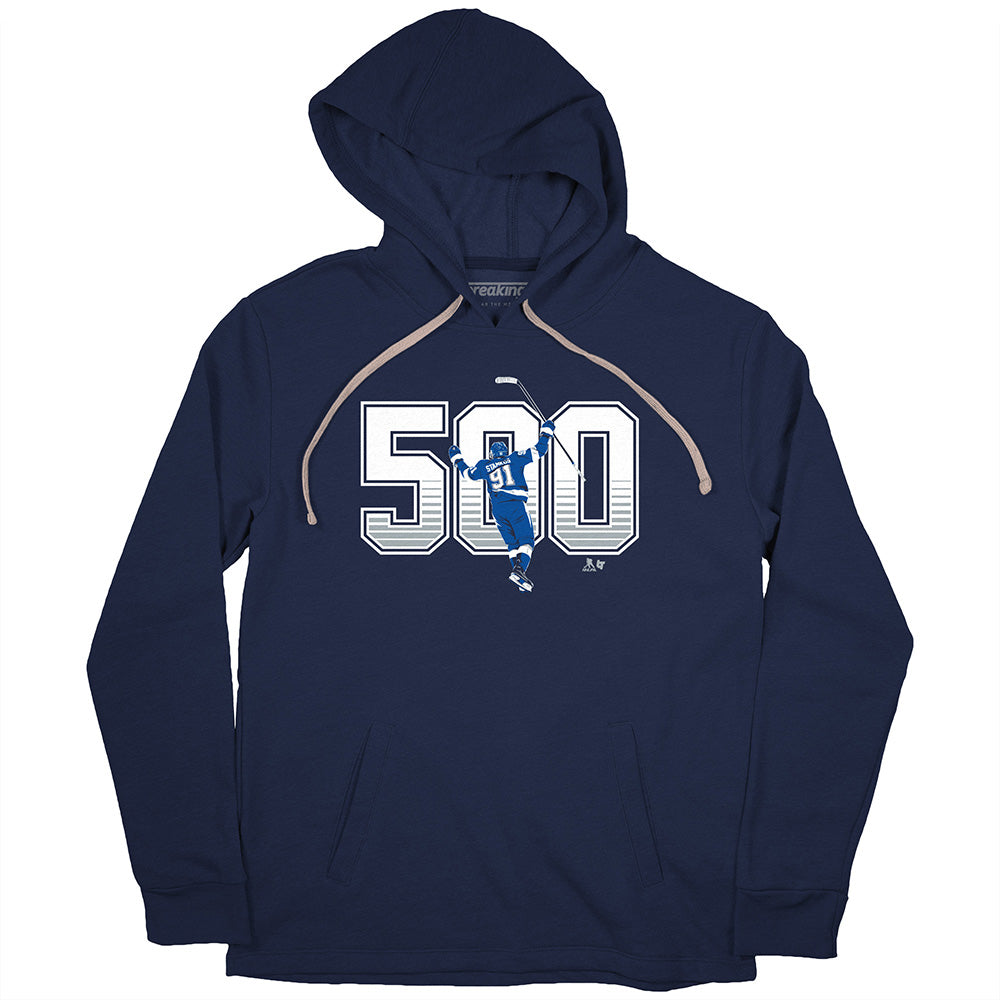 Steven Stamkos: 500 Goals, Hoodie / 2XL - NHL - Sports Fan Gear | BreakingT