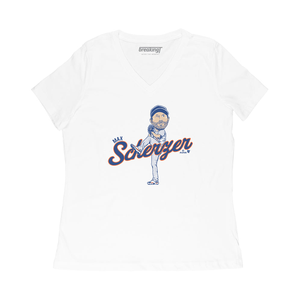 Max Scherzer: Caricature, Adult T-Shirt / 3XL - MLB - Sports Fan Gear | breakingt
