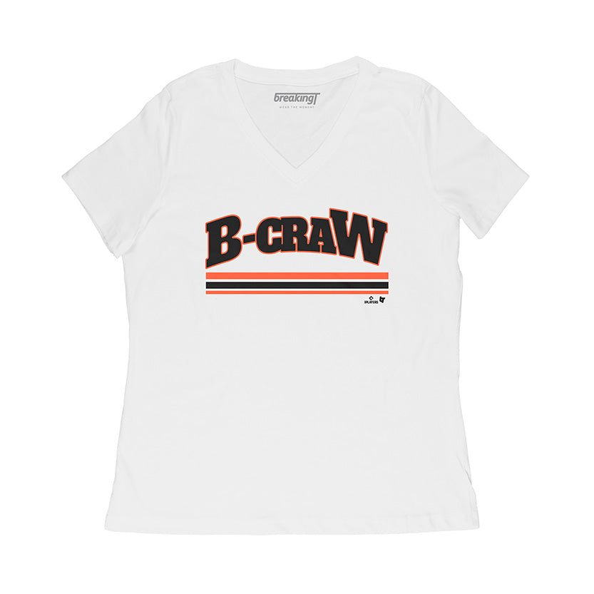 Men's 500 Level Brandon Crawford San Francisco White Shirt