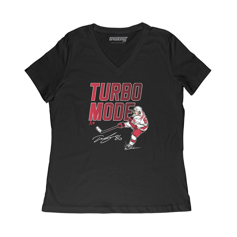 Teuvo Teräväinen: Turbo Mode, Adult T-Shirt / 3XL - NHL - Sports Fan Gear | breakingt