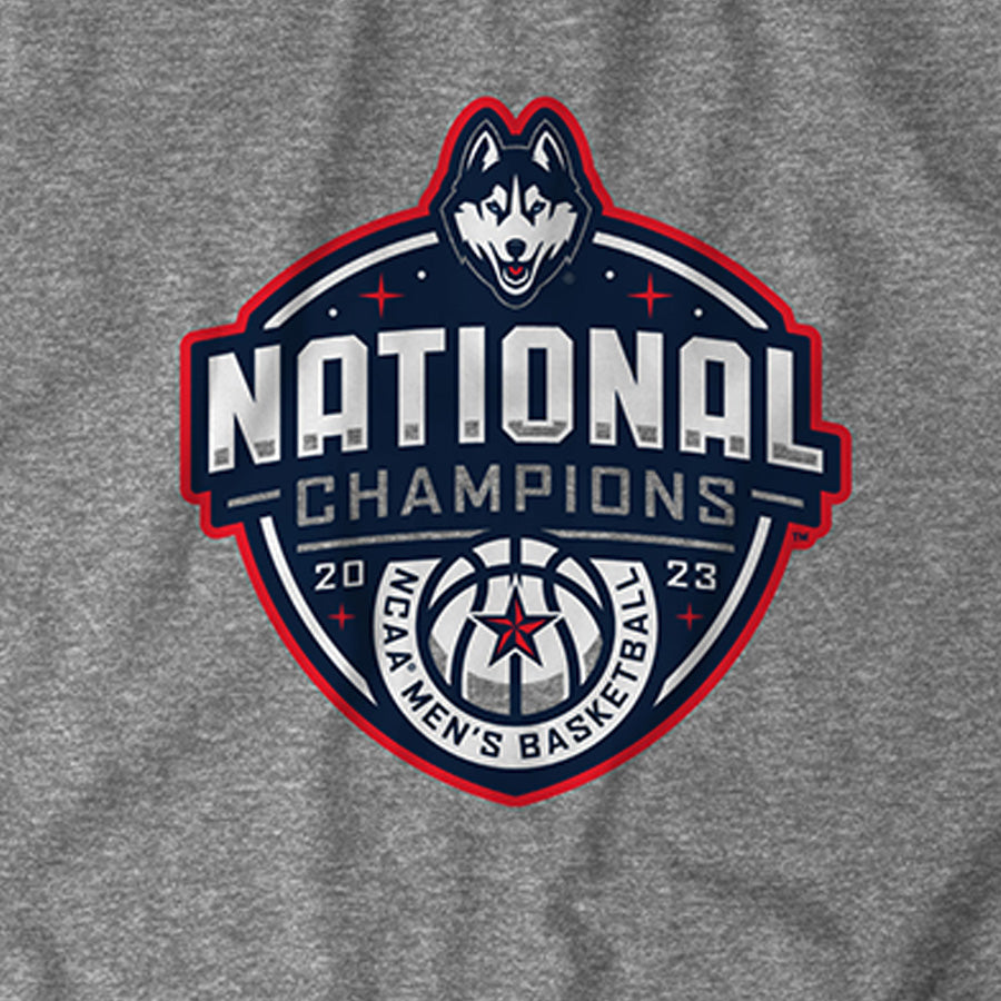 Men's Champion Gray Washington Huskies Baseball Icon T-Shirt