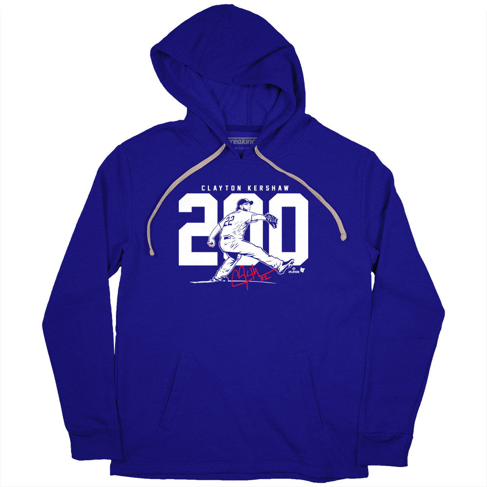 Clayton Kershaw: 200, Adult T-Shirt / Extra Large - MLB - Sports Fan Gear | breakingt