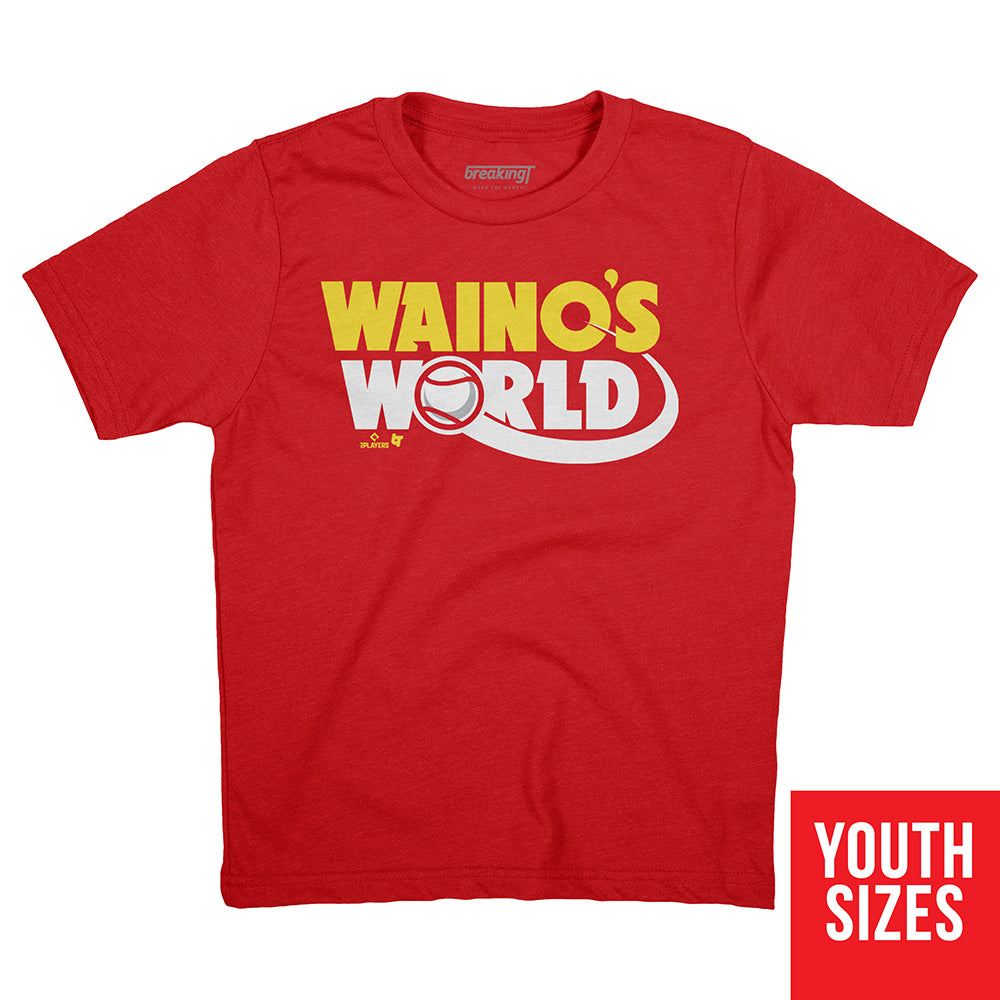Adam Wainwright: Waino's World Shirt+Hoodie -MLBPA Licensed- BreakingT