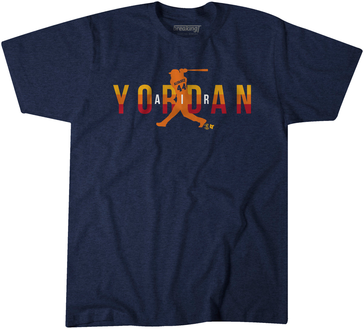 Air Yordan Name + Number Shirt - Officially MLBPA Licensed - BreakingT