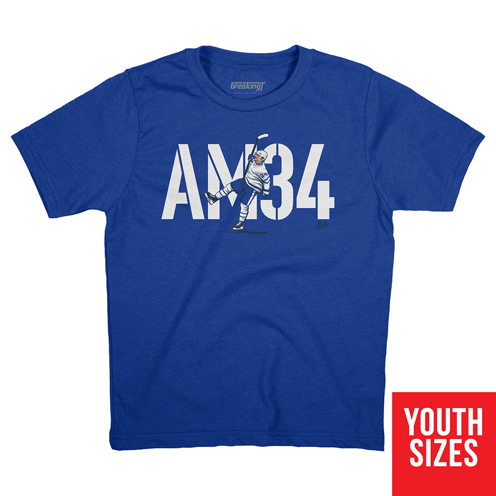 Matthews #34 Home/Away Jersey Hockey T-Shirt Premium Quality (YS 6