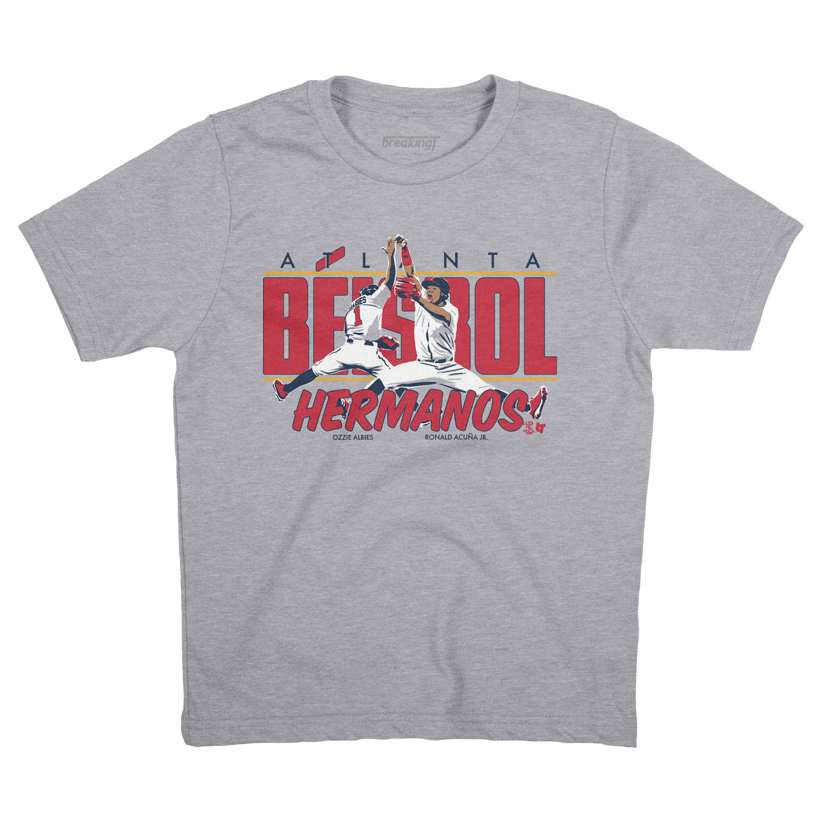 Atlanta Beisbol Hermanos Shirt, Ozzie Albies, Ronald Acuna - BreakingT
