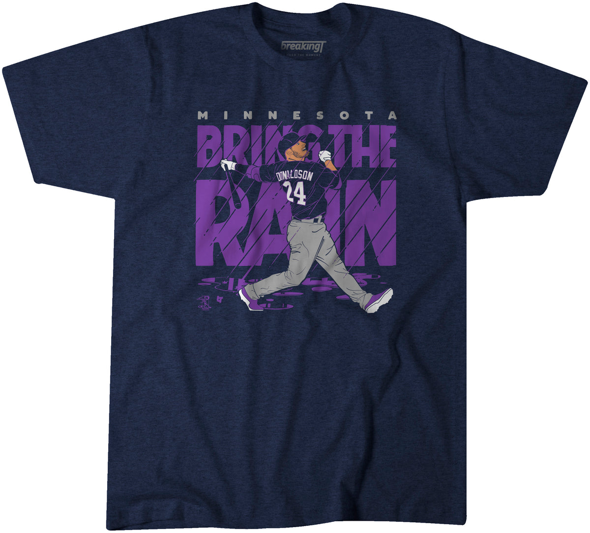 Get your Josh Donaldson “Bring The Rain” T-Shirt from Breaking T