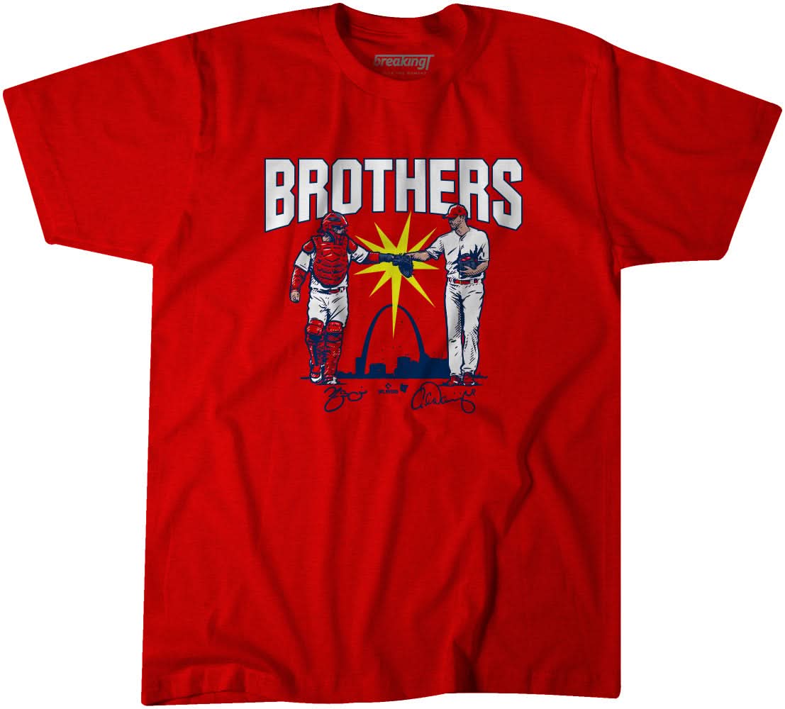 Wainwright & Molina Brothers Apparel, St. Louis MLBPA BreakingT