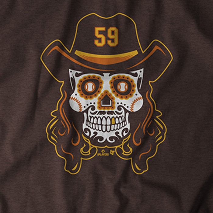 Chris Paddack Sugar Skull Shirt+Hoodie, SD - MLBPA Licensed -BreakingT
