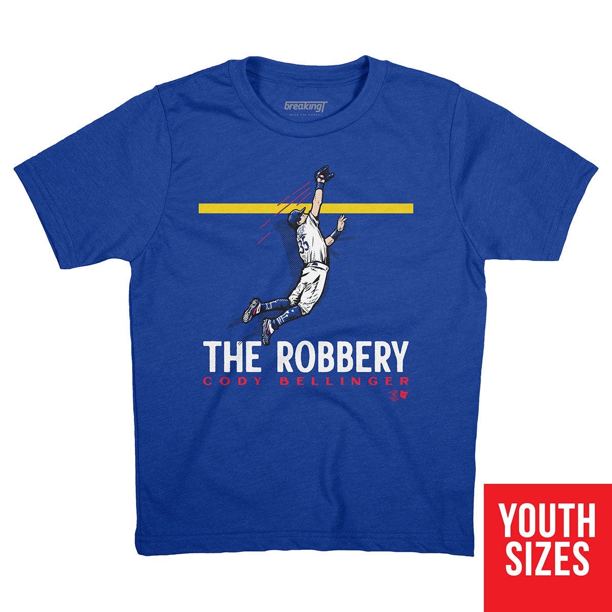Cody Bellinger: The Robbery, Large / Youth T-Shirt - MLB - Sports Fan Gear | breakingt