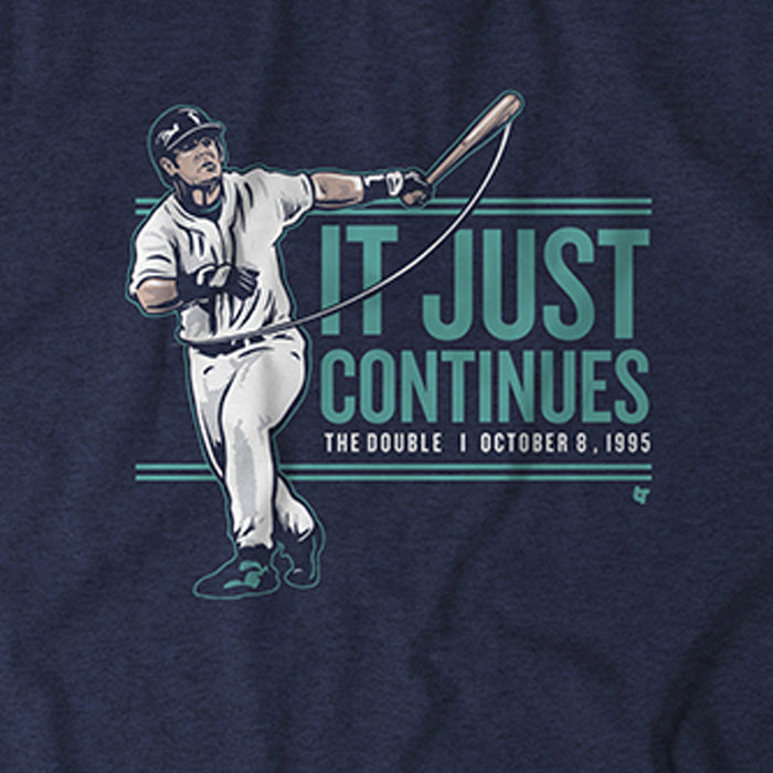 Edgar Martinez: The Double Shirt, Seattle - MLBPAA Licensed -BreakingT