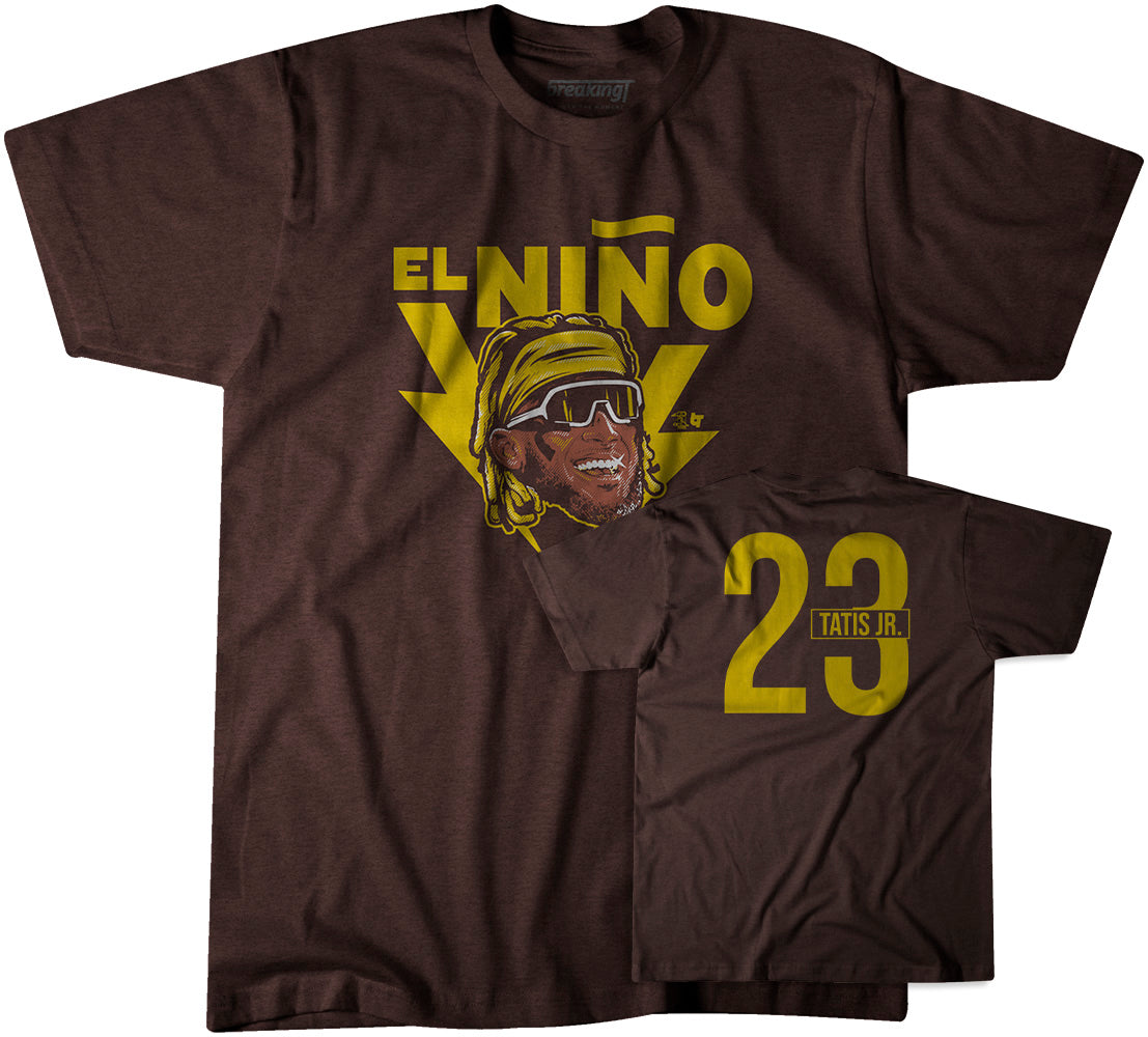 Fernando Tatis JR. “El Nino” Sz child large baseball procamp workout t  shirt