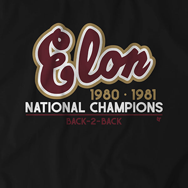 Elon Football: 1980 & 1981 National Champions
