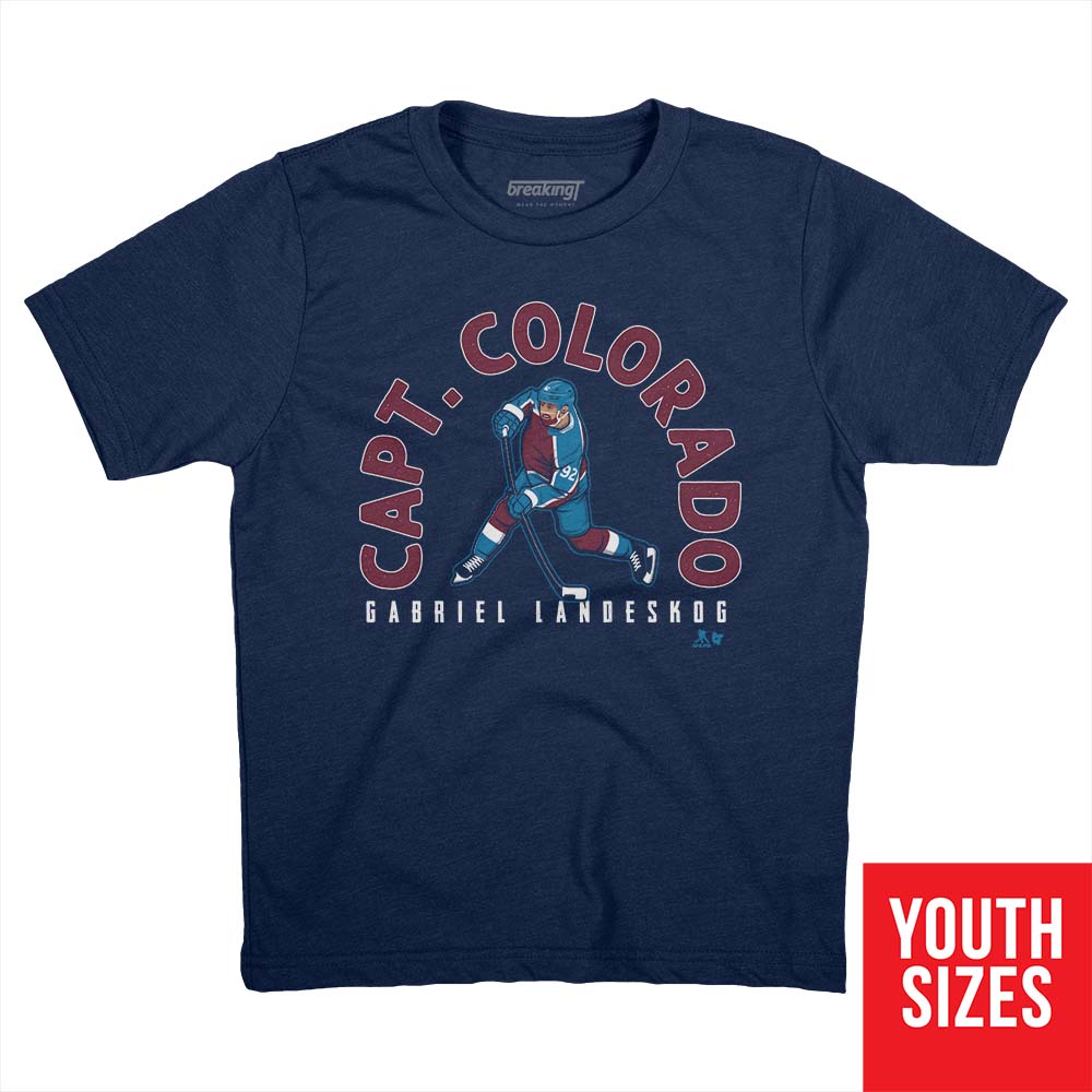 NHL Colorado Avalanche Dark Blue T-shirt Youth Medium