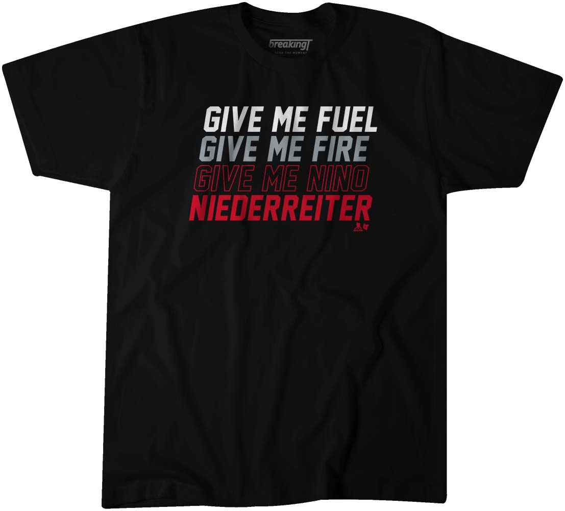 Nino Niederreiter Backer T-Shirt - Ash - Tshirtsedge