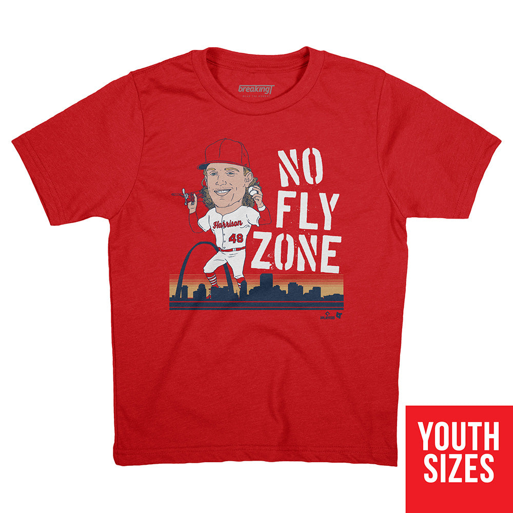 Harrison Bader: No Fly Zone Shirt + Hoodie - MLBPA Licensed -BreakingT