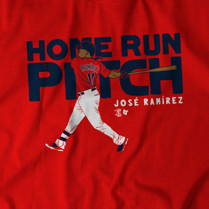 Jose Ramirez Shirt - Home Run Pitch, Cleveland - BreakingT