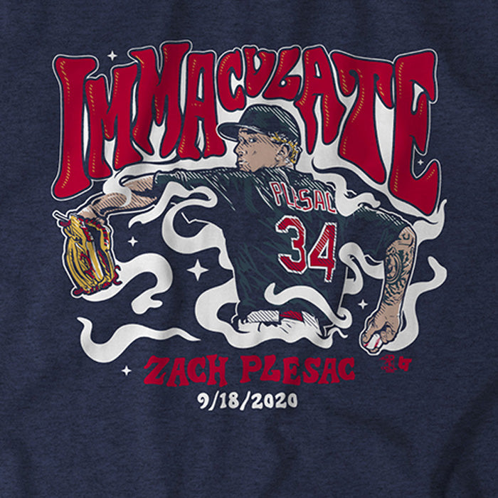 Zach Plesac Immaculate Shirt, Cleveland - MLBPA Licensed - BreakingT