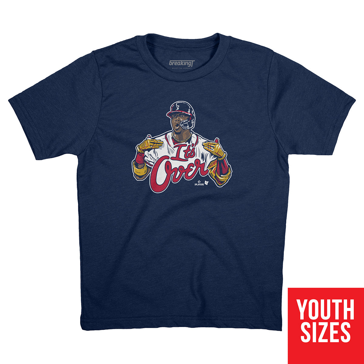 Celebrate Ronald Acuña Jr.'s return with a brand new shirt from Breaking T  - Battery Power