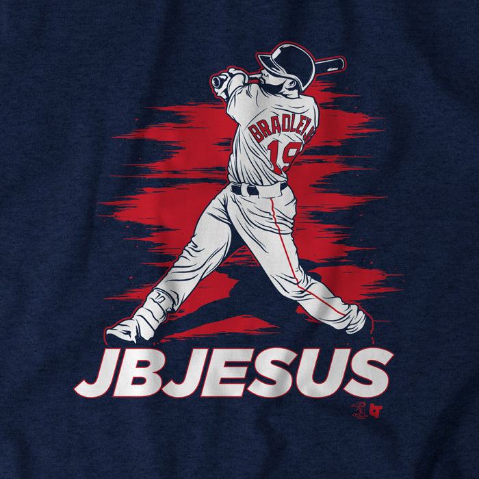  Officially Licensed Jackie Bradley Jr. - JBJesus T-Shirt :  Sports & Outdoors