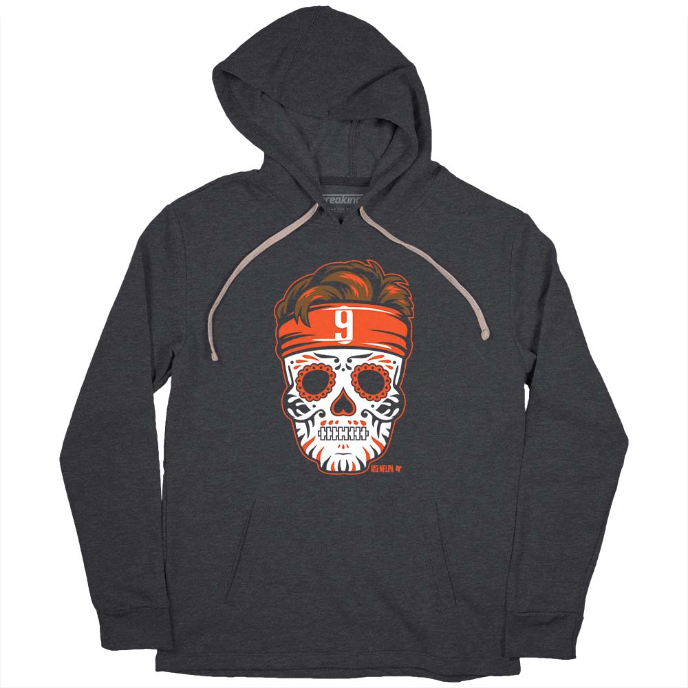 Joe Burrow Sugar Skull Shirt Hoodie Nflpa Licensed Breakingt