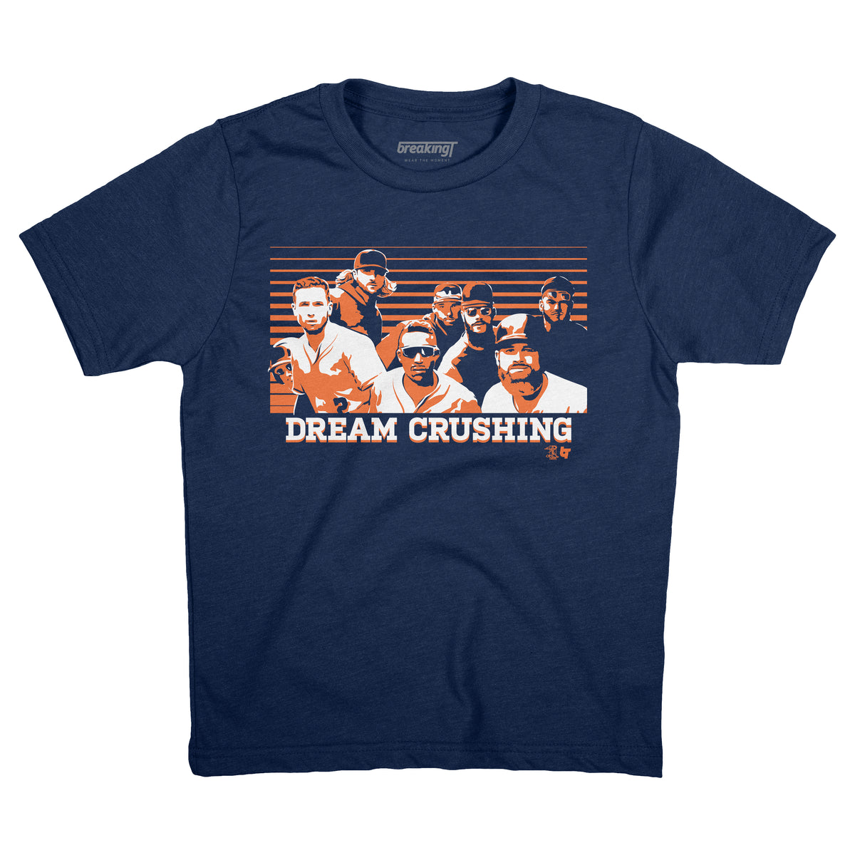 Dream Crushing, Extra Large / Adult T-Shirt - MLB - Navy Blue - Sports Fan Gear | breakingt