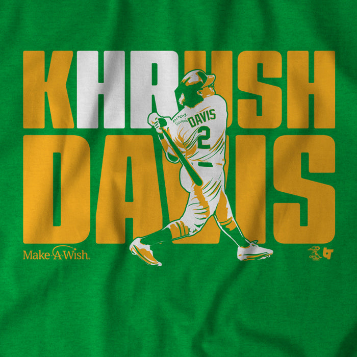 Khris Davis Make-A-Wish Shirt, Khrush Oakland - BreakingT