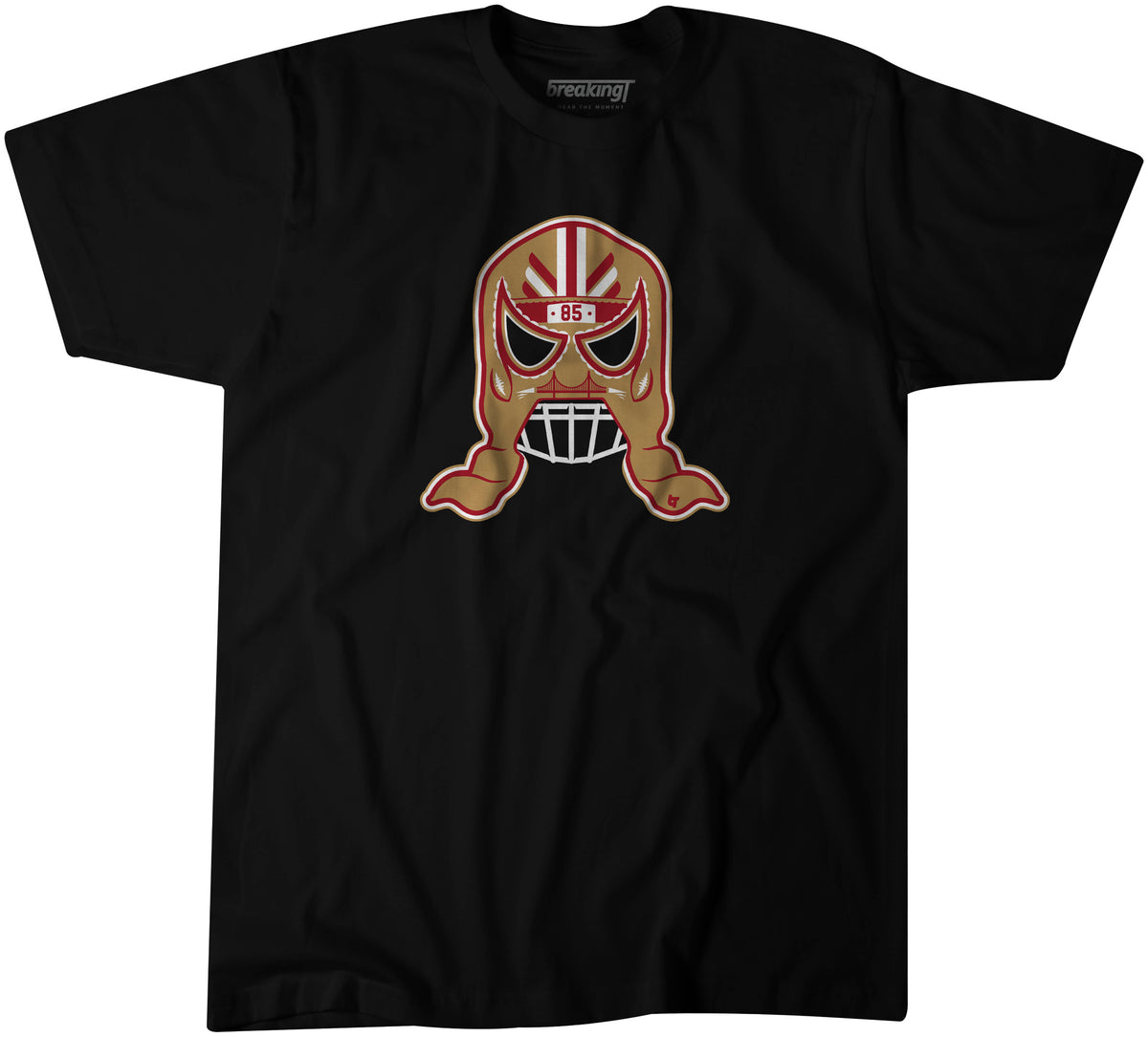 George Kittle Apparel, Officially Licensed - Lucha Mask - BreakingT