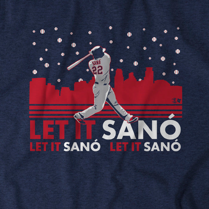 Miguel Sano Shirt, Let It Sano - BreakingT