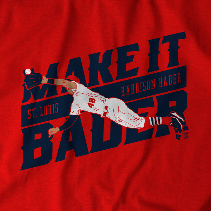 Bader Tots Shirt, St. Louis - Licensed by Harrison Bader - BreakingT