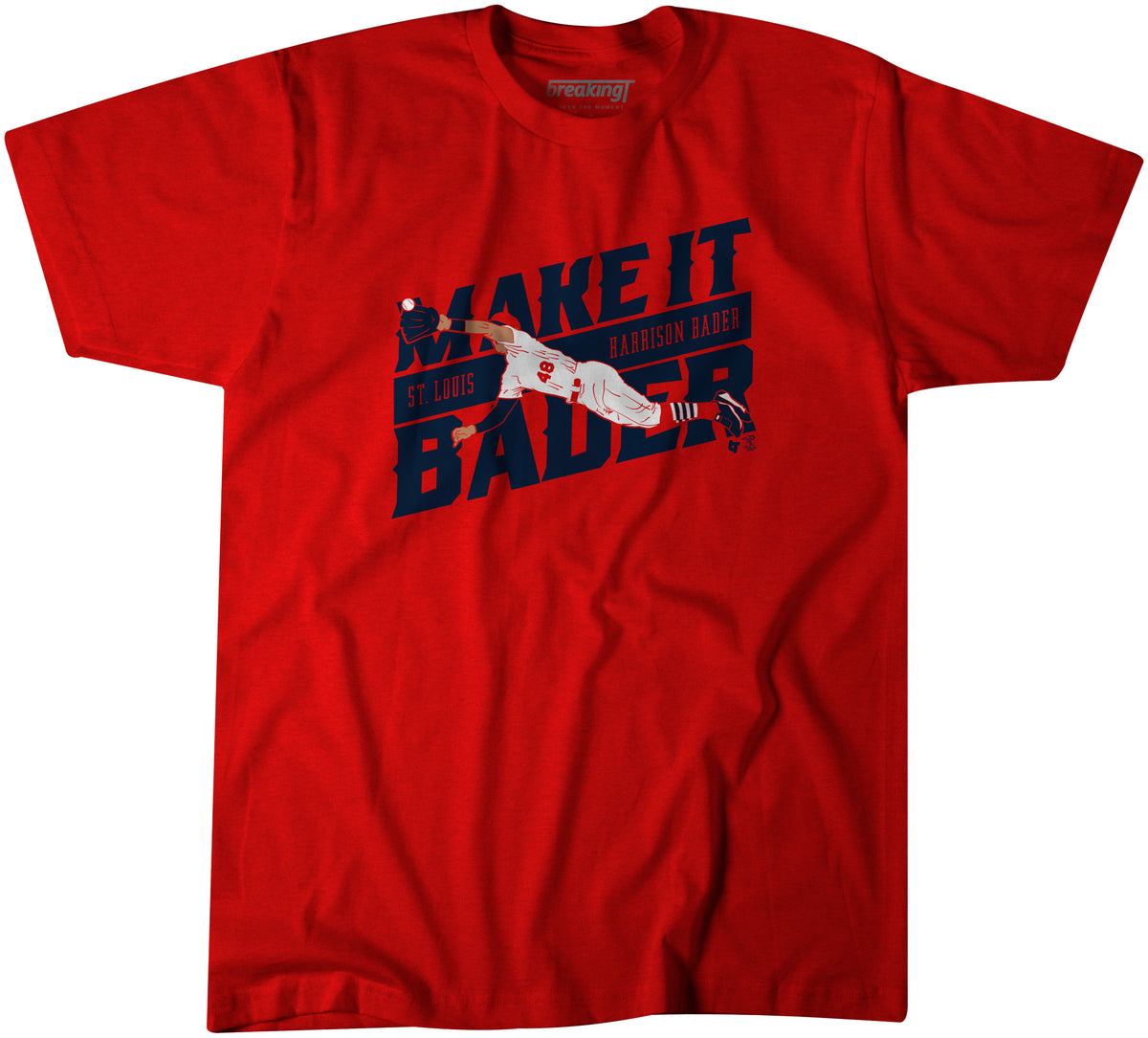 Bader Tots Shirt, St. Louis - Licensed by Harrison Bader - BreakingT