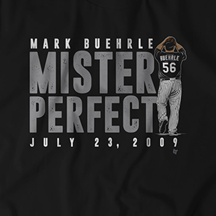 Mark Buehrle Shirt, Mister Perfect, Chicago - MLBPAA Licensed - BreakingT