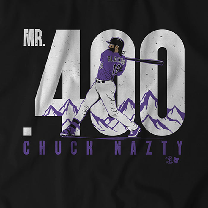 Charlie Blackmon Mr .400 Shirt, Colorado - MLBPA Licensed -BreakingT