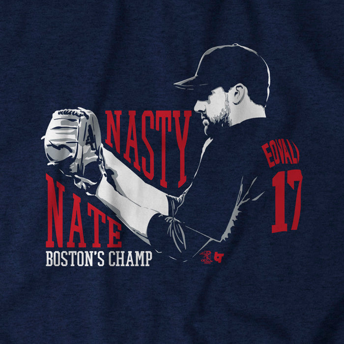 Nathan Eovaldi Shirt, Nasty Nate Boston - BreakingT