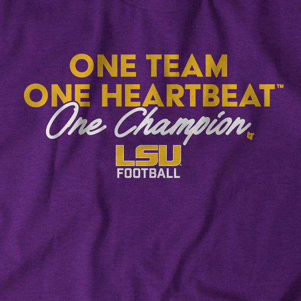 One Team, One Heartbeat, One Champion
