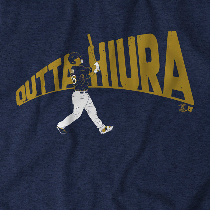 Keston Hiura Shirt, Outta Hiura - BreakingT