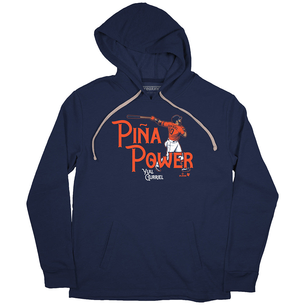 Yuli Gurriel Piña Power Shirt+Hoodie, HOU - MLBPA Licensed - BreakingT
