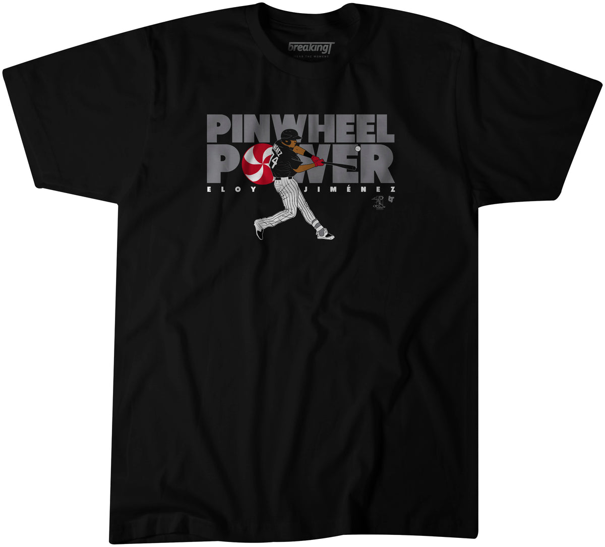 Eloy Jiménez Shirt, Chicago Pinwheel Power - BreakingT