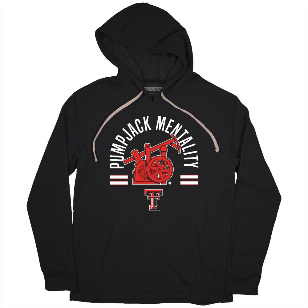 Pumpjack Mentality Shirt + Hoodie Texas Tech Licensed BreakingT