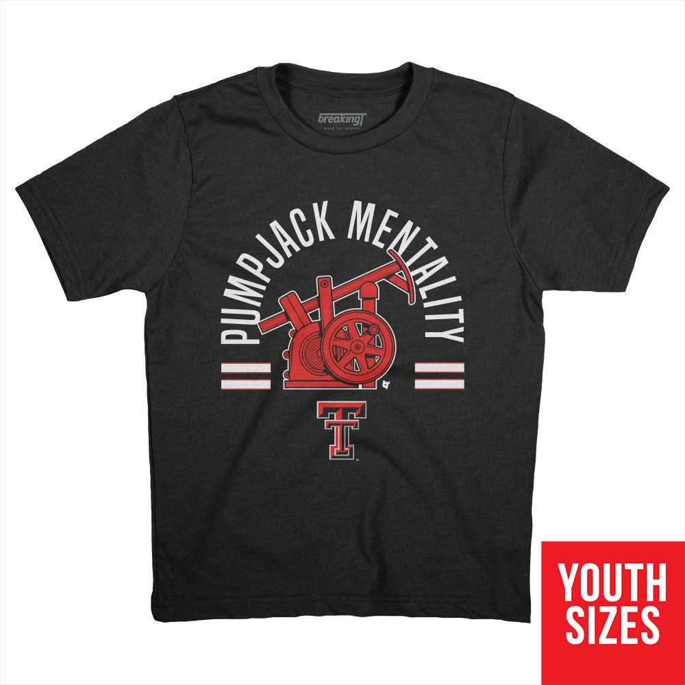 Pumpjack Mentality Shirt + Hoodie Texas Tech Licensed BreakingT