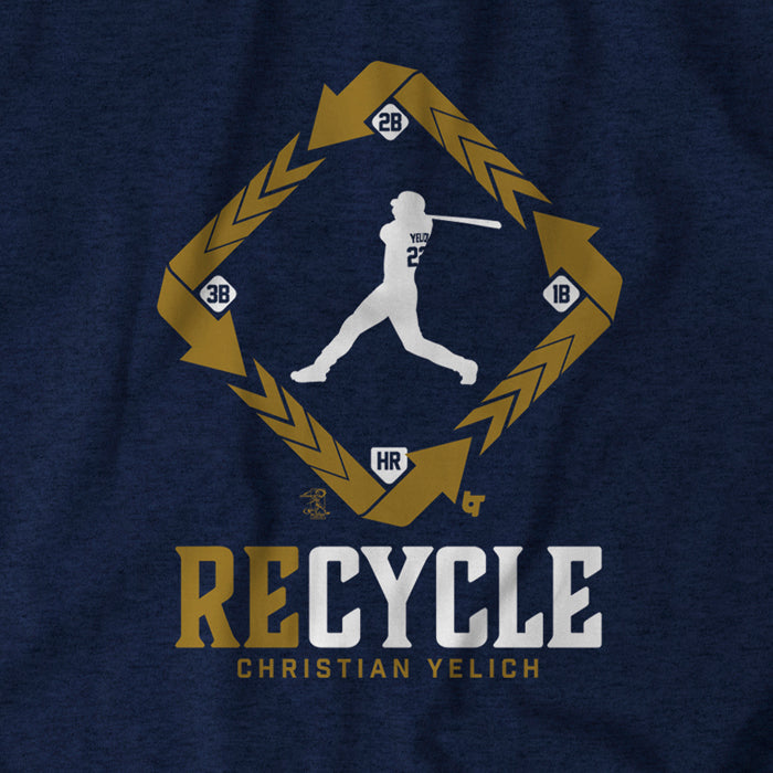 Christian Yelich Shirt, Milwaukee Recycle - BreakingT