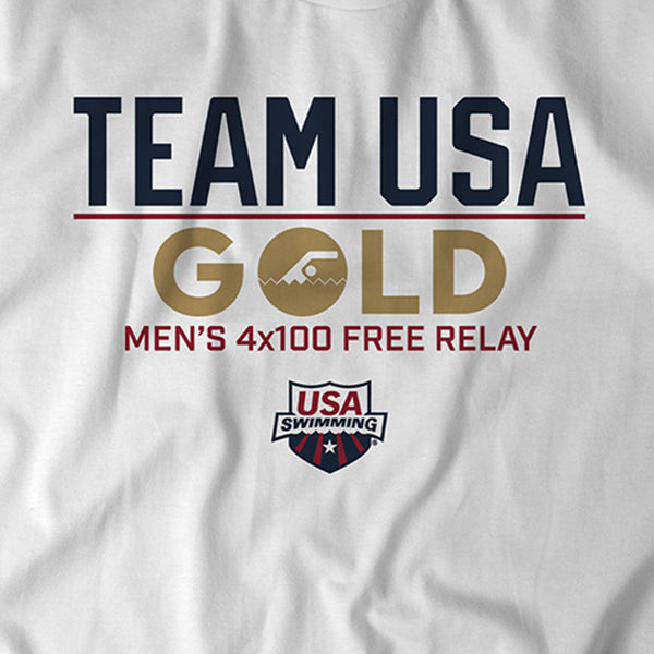 Team USA Gold: Men's 4x100m Free Relay