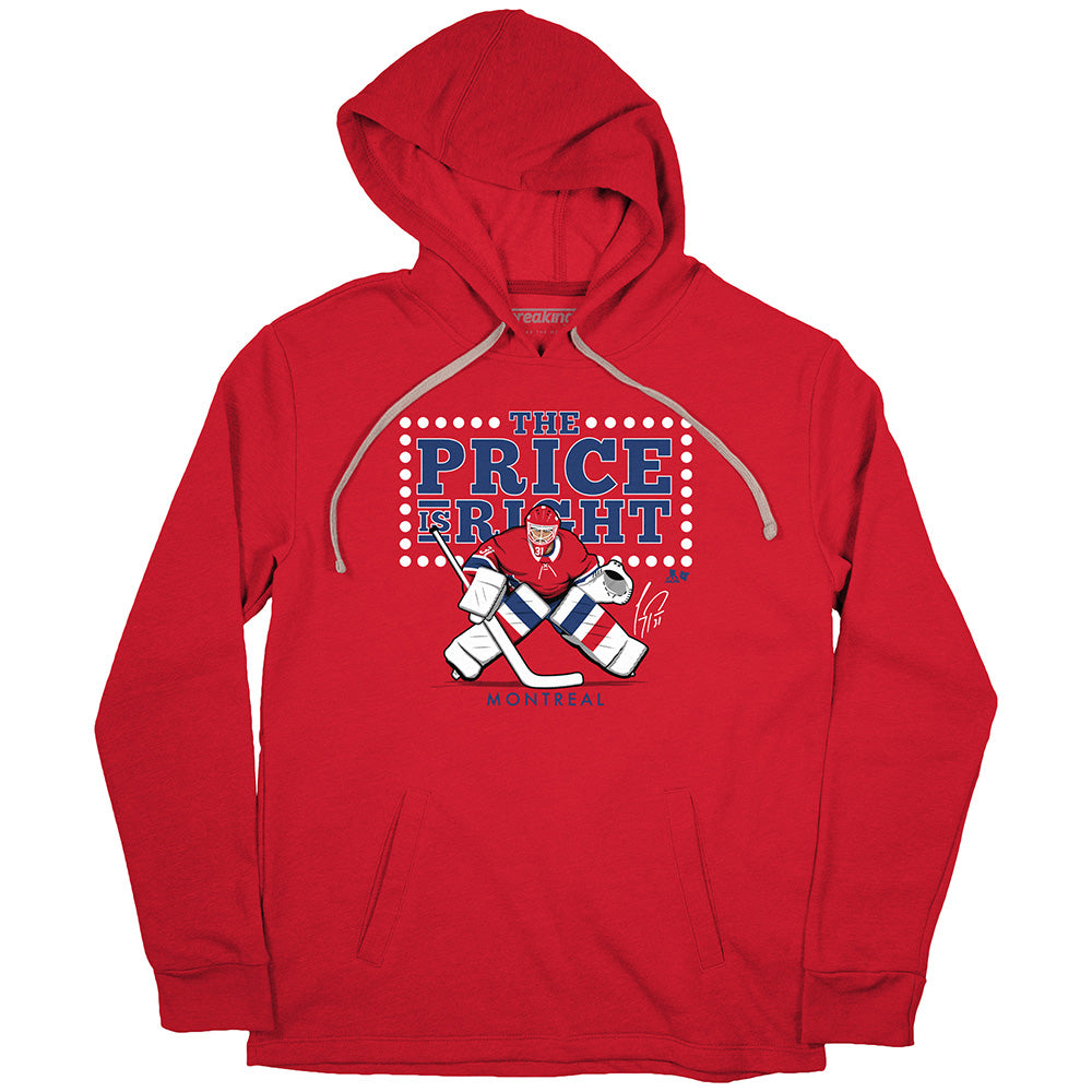 Carey price jersey hoodie on sale