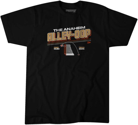 Trevor Zegras & Sonny Milano: The Anaheim Alley-Oop Adult T-Shirt