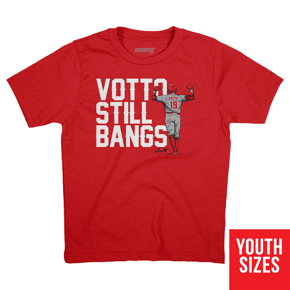 votto Still Bangs, Youth T-Shirt / Small - MLB - Sports Fan Gear | breakingt