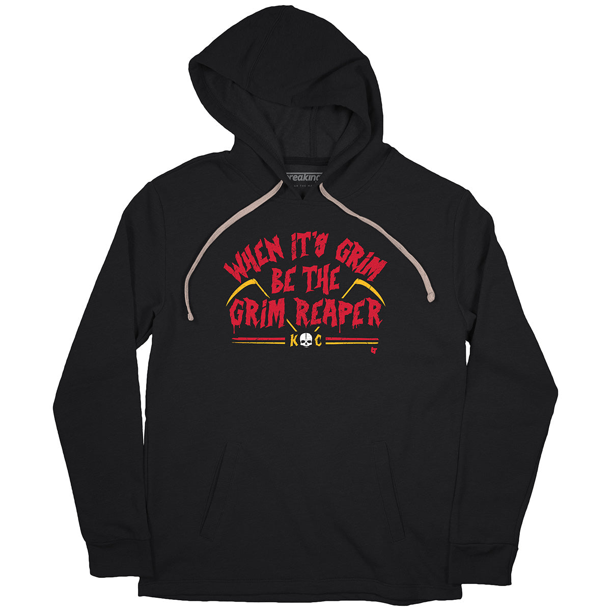 When it's grim go be the grim reaper Kansas City Chiefs football T-shirt,  hoodie, sweater, long sleeve and tank top