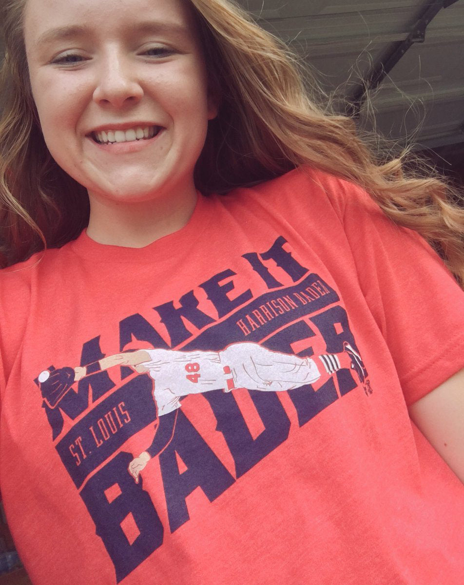  Just a Girl who Loves Harrison Bader Premium T-Shirt : Sports &  Outdoors